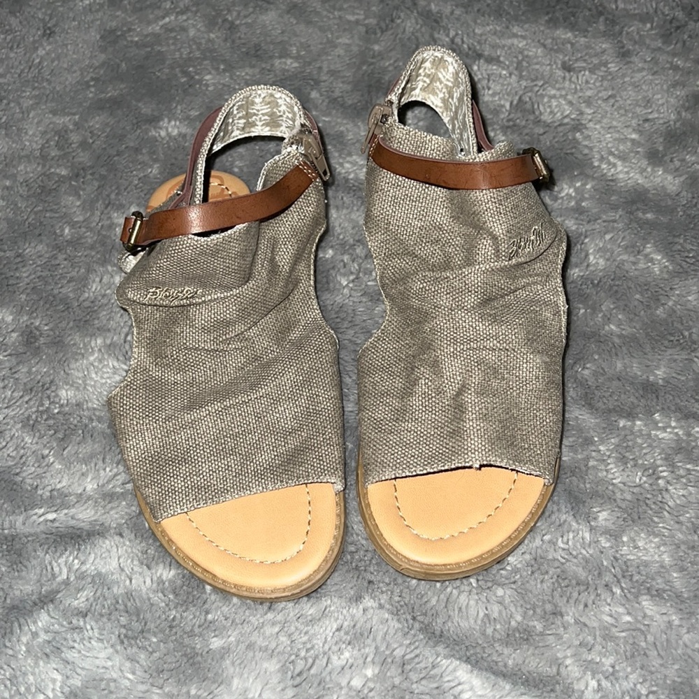 Blowfish Brown and Tan Sandals